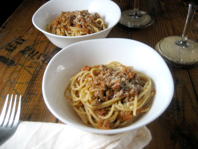 spaghetti bolognese with turkey keys to the cucina 3
