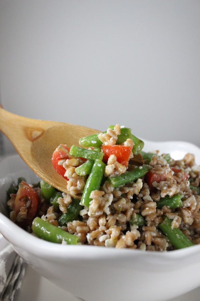 farro green bean salad keys to the cucina 1