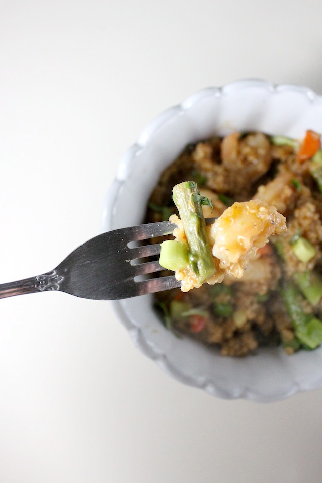 shrimp quinoa fried rice blue apron keys to the cucina 3