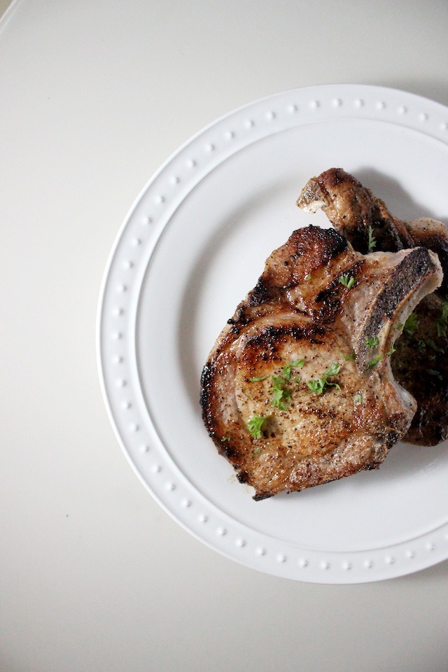 Brined Pork Chops and Easy Pan Gravy Keys to the Cucina