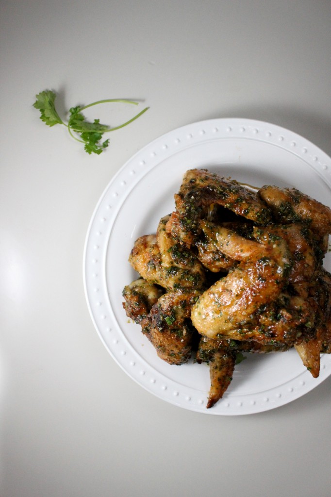 honey hot sauce cilantro garlic wings keys to the cucina 3