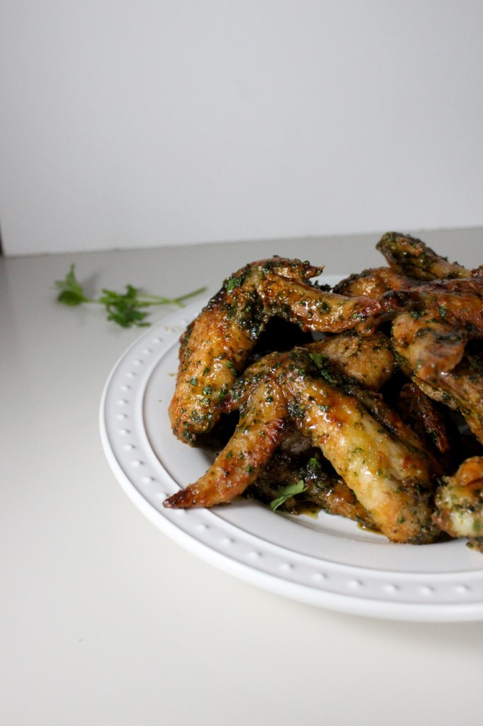 honey hot sauce cilantro garlic wings keys to the cucina 4