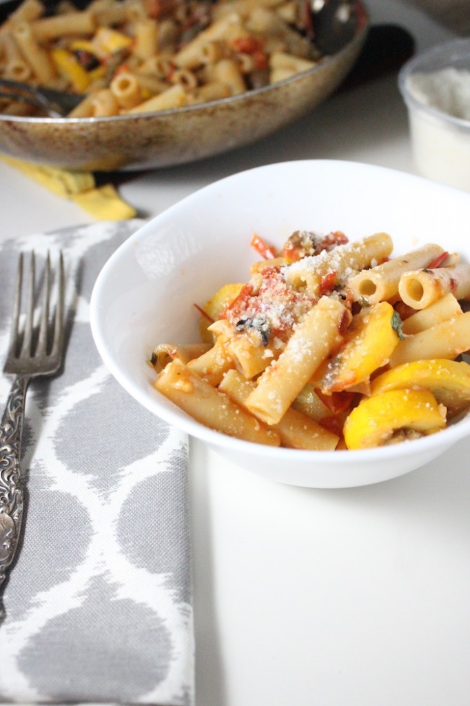 Keys to the Cucina_Ziti Yellow Squash Tomatoes_3