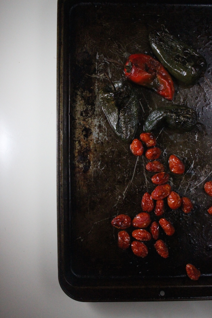 risotto roasted poblanos tomatoes shrimp keys to the cucina 2