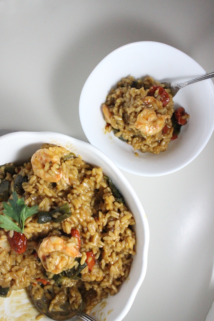 risotto roasted poblanos tomatoes shrimp keys to the cucina 3