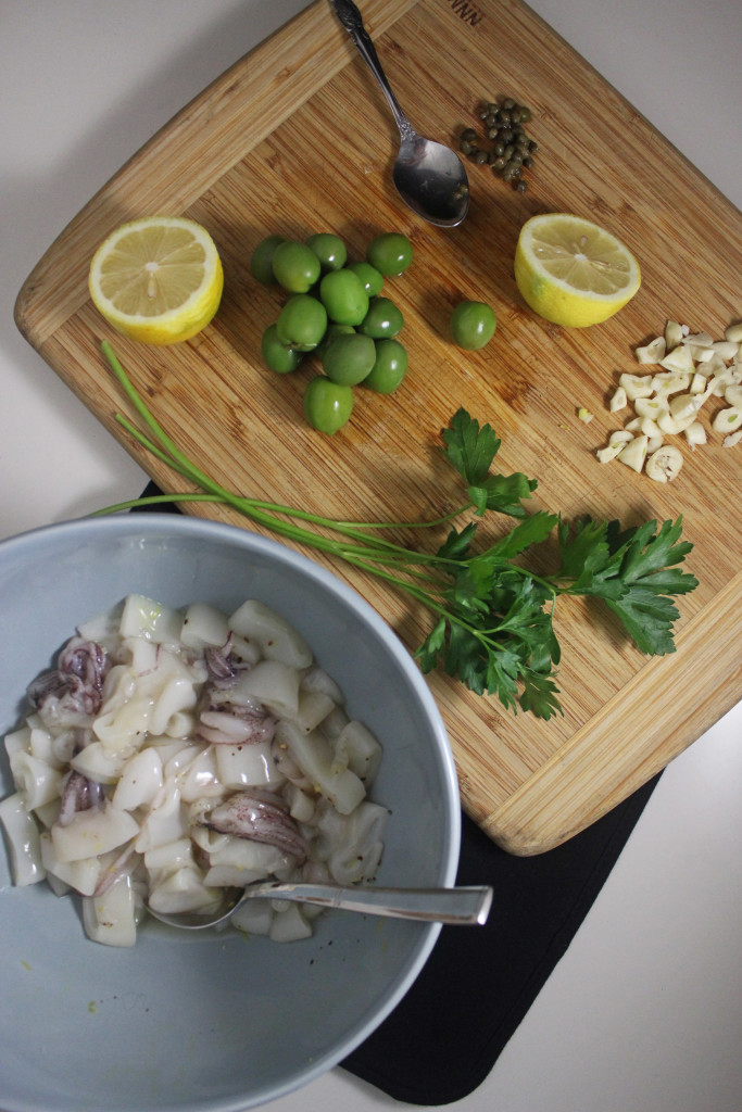 calamari squid linguine www.keystothecucina.com 5