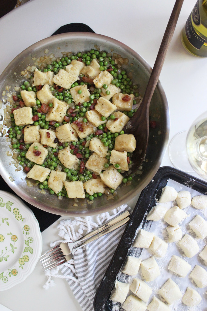 gnocchi with peas and pancetta www.keystothecucina 4