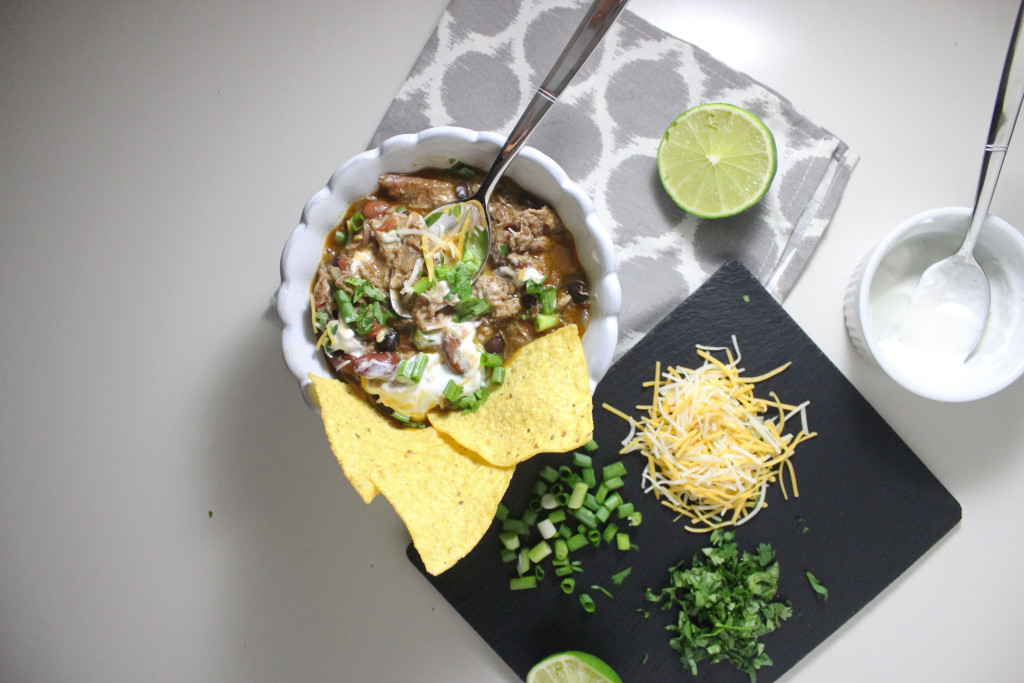 pulled pork slow cooker chili www.keystothecucina.com 3