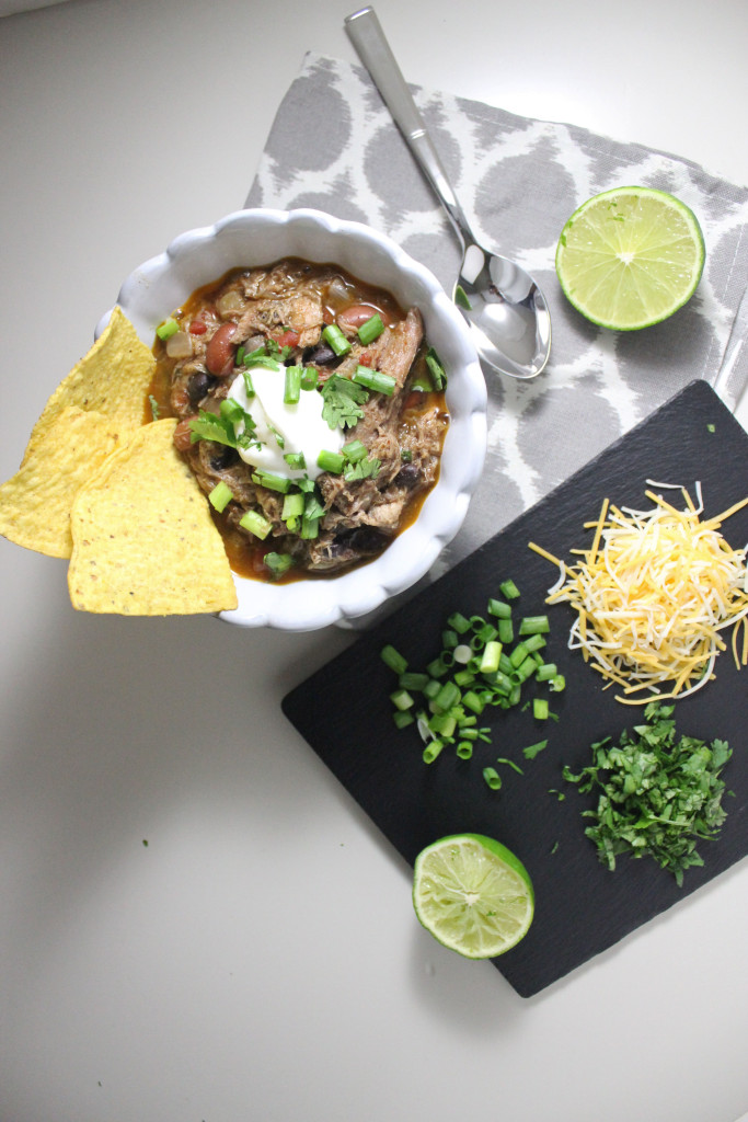 pulled pork slow cooker chili www.keystothecucina.com 5