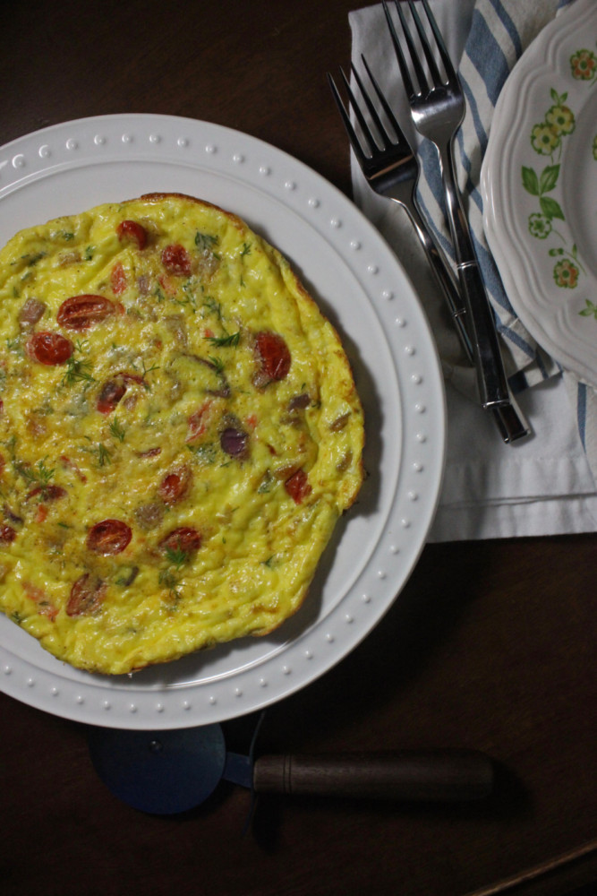 Smoked Salmon and Dill Frittata Keys to the Cucina