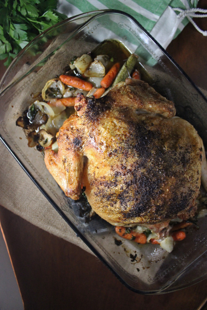 Roasted Chicken with Fennel and Carrots Keys to the Cucina