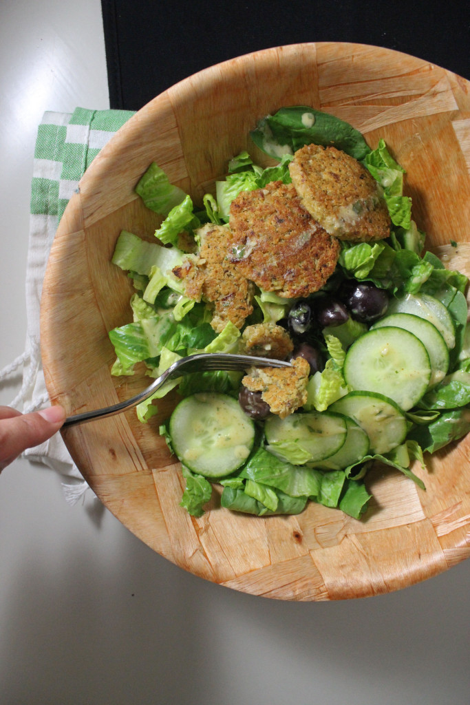 falafel baked lemon tahini salad dressing www.keystothecucina.com 3