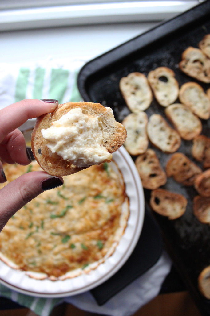 peapod crab dip with crostini www.keystothecucina4