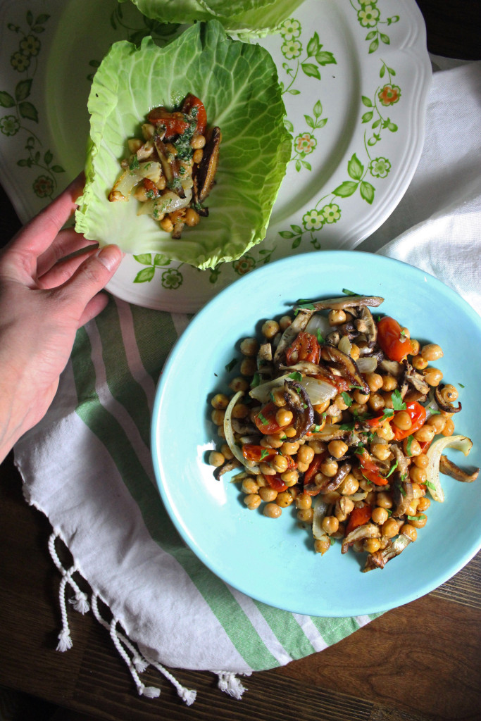 cabbage wraps chickpeas shitake mushrooms keystothecucina.com 4