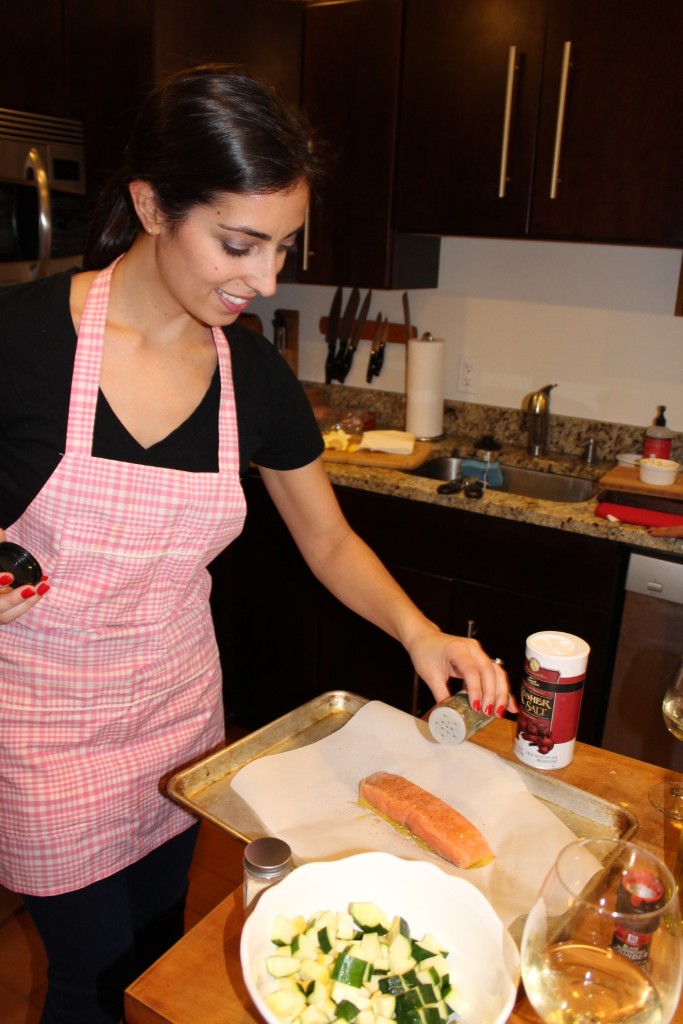 girls night salmon en papillote www.keystothecucina.com 4