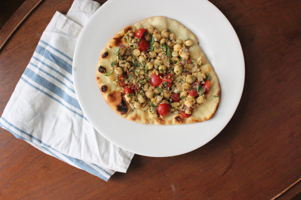 smashed chickpea naan keystothecucina.com 2