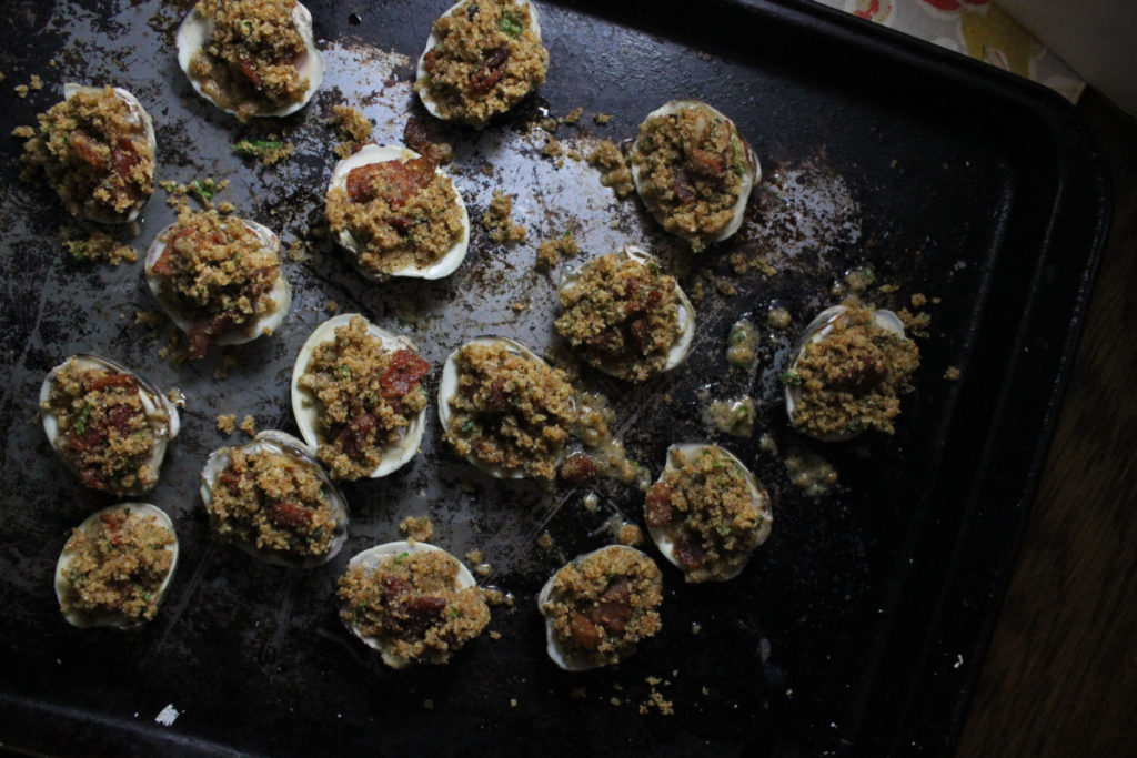 clams casino bacon breadcrumbs keys to the cucina 1