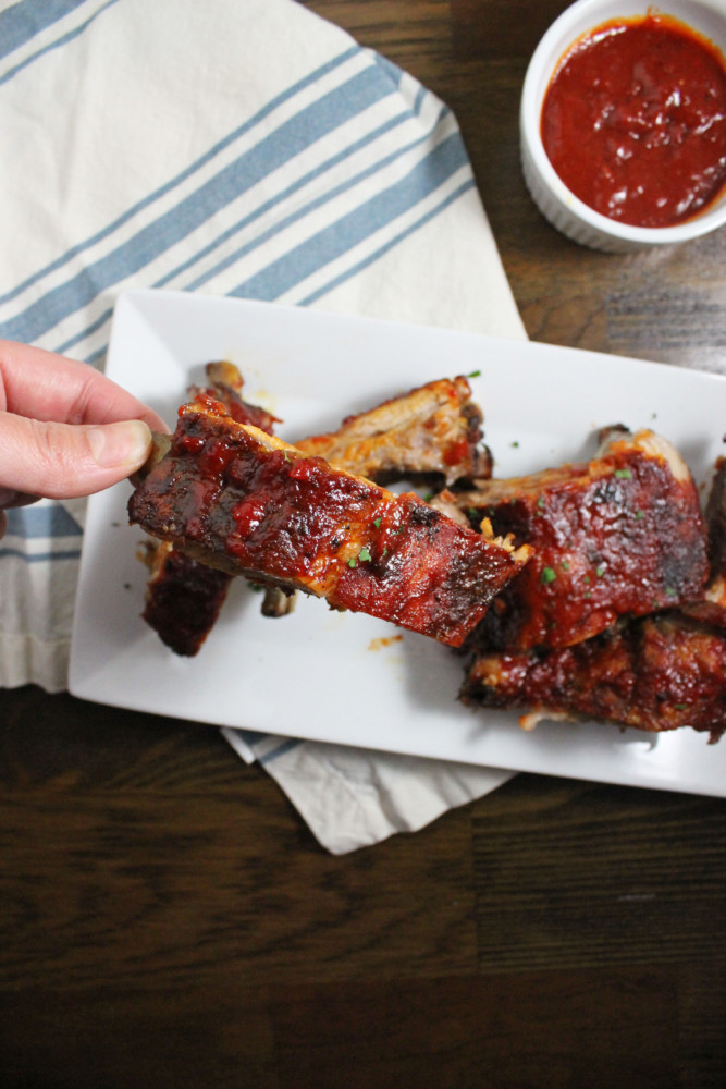 ribs with roasted red pepper barbecue sauce keys to the cucina 4