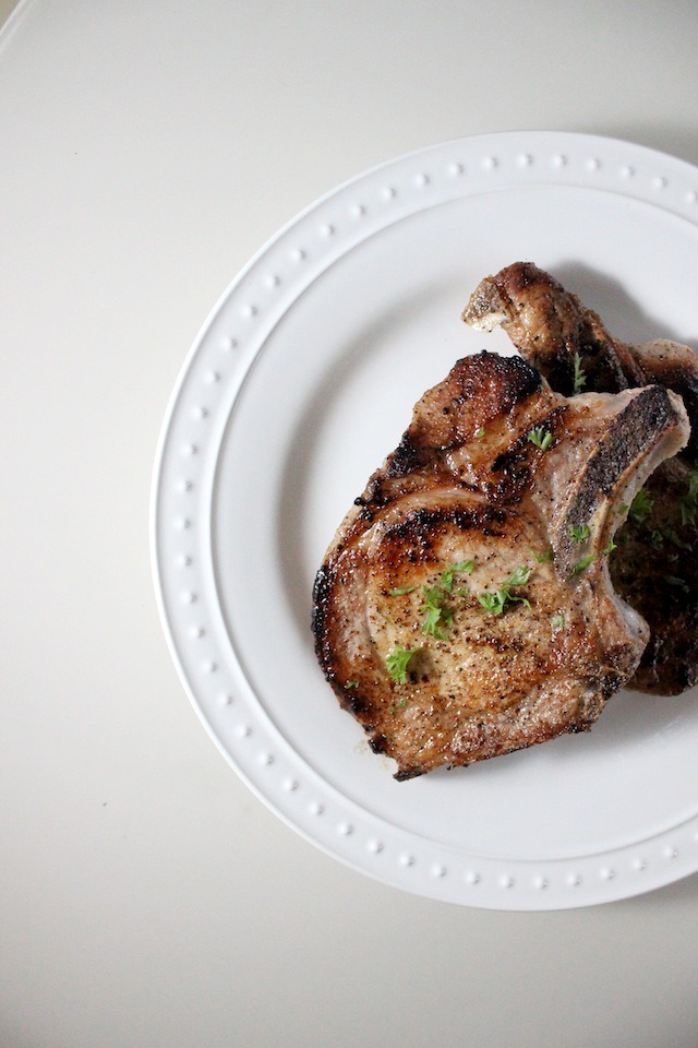 Brined Pork Chops and Easy Pan Gravy | Keys to the Cucina