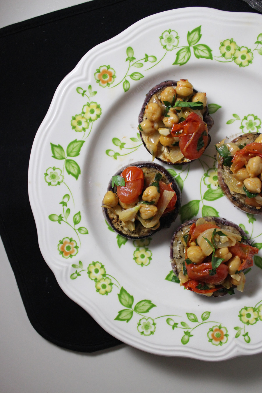 Graffiti Eggplant withTomatoes, Chickpeas and Ginger Keys to the Cucina