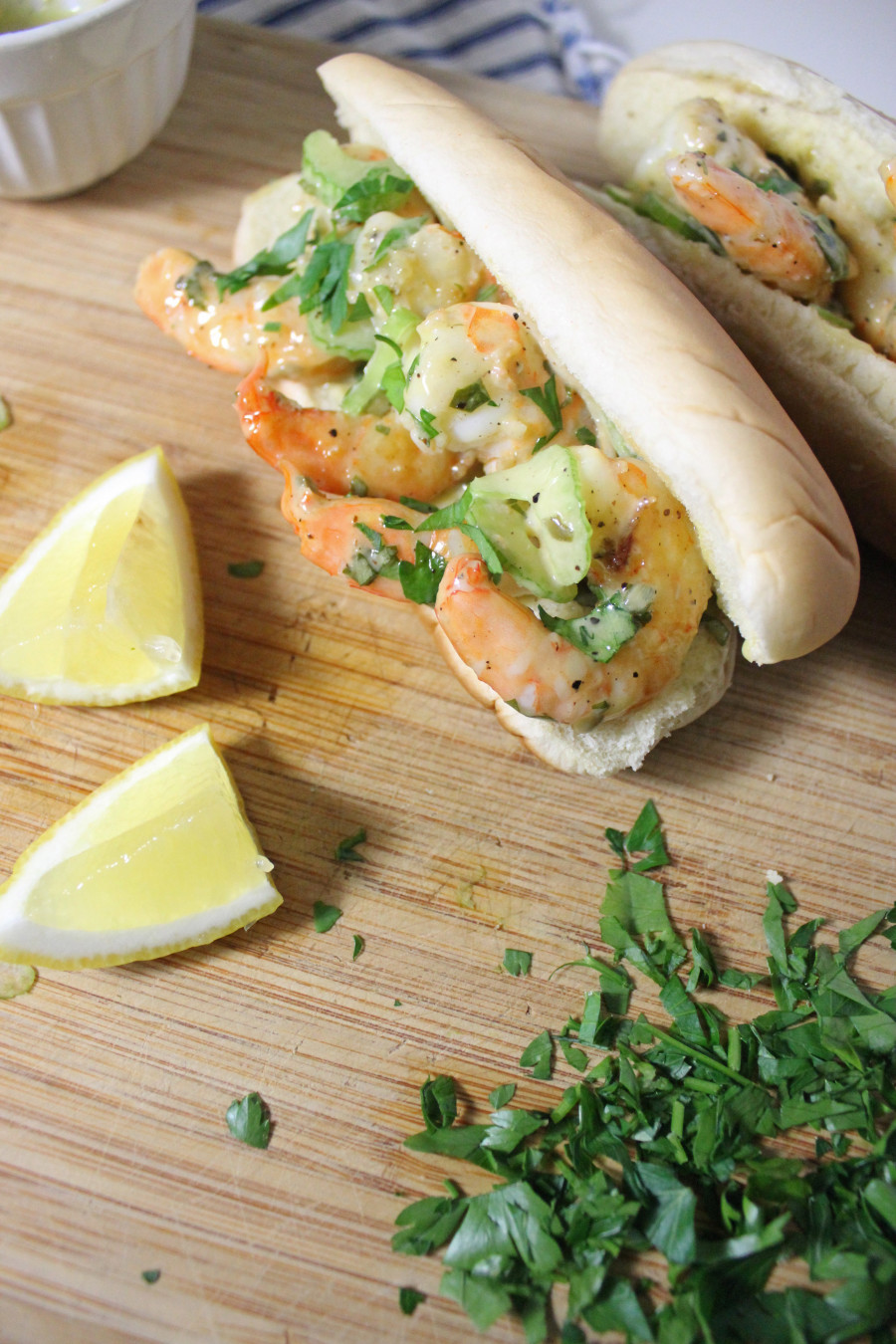 Cooking with Peapod Shrimp Rolls Lemon Caper Aioli Keys to the Cucina