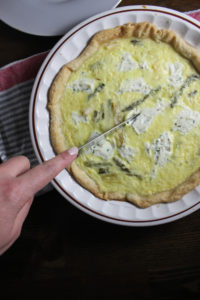 Spring Quiche with Asparagus & Leeks | Keys to the Cucina